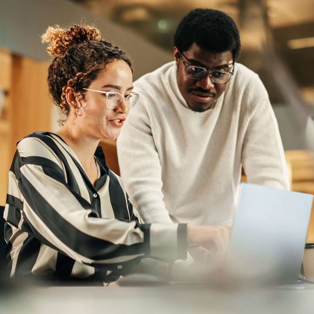 smart-automation-secret-weapon-1 two nonprofit employees see the amount of time saved using automated processes